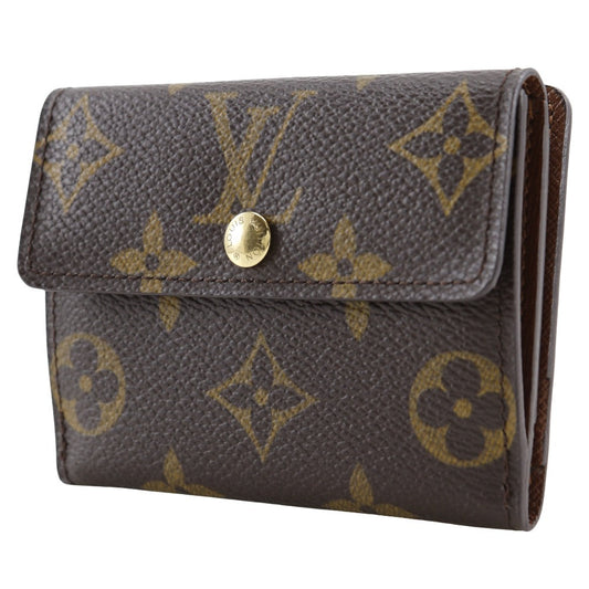 LOUIS VUITTON Coin case M61297 Monogram canvas Brown Ludlow