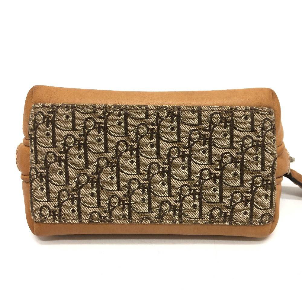 Dior Accessory pouch canvas beige Trotter Women Used Authentic