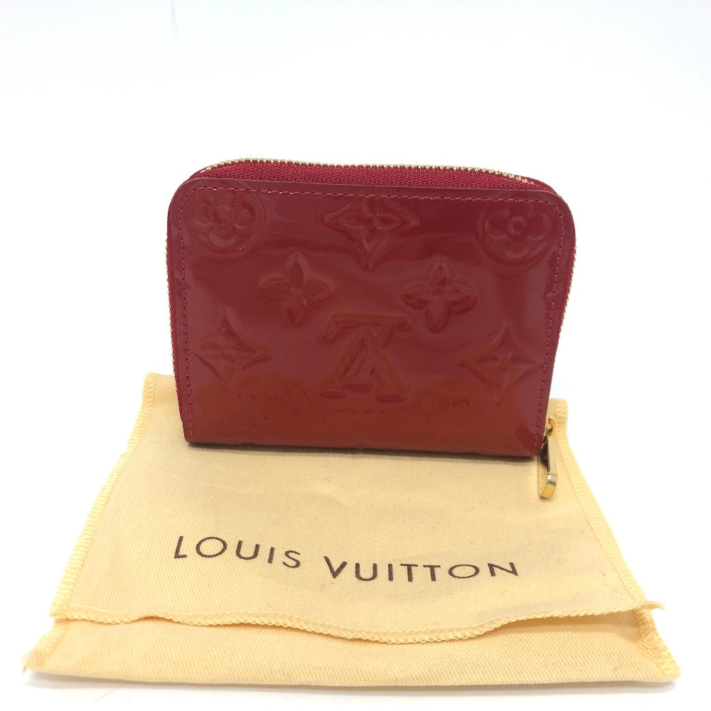 LOUIS VUITTON Coin case M93608 Monogram Vernis Pomdamul Zip around purse