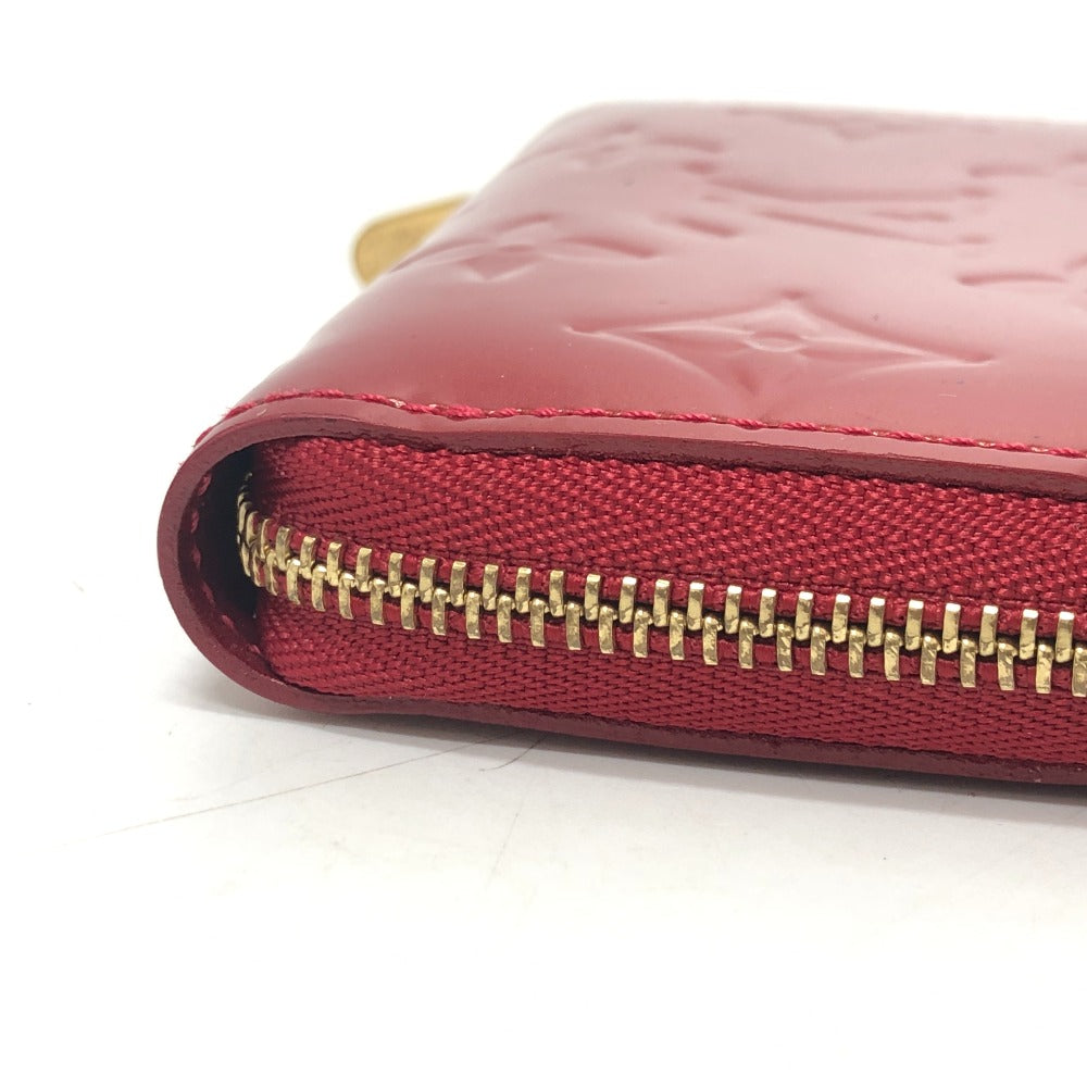 LOUIS VUITTON Coin case M93608 Monogram Vernis Pomdamul Zip around purse