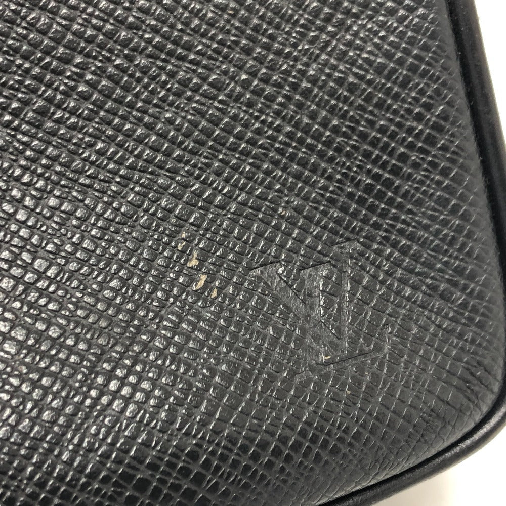 LOUIS VUITTON business bag M30812 Taiga Leather Aldoise Taiga Karga mens Used Authentic