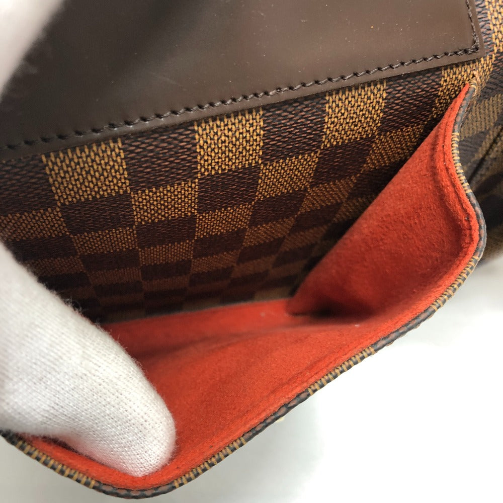 LOUIS VUITTON Tote Bag N51120 Damier canvas Brown Manosque GM Women Used Authentic