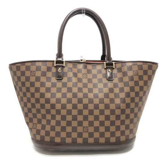 LOUIS VUITTON Tote Bag N51120 Damier canvas Brown Manosque GM Women Used Authentic