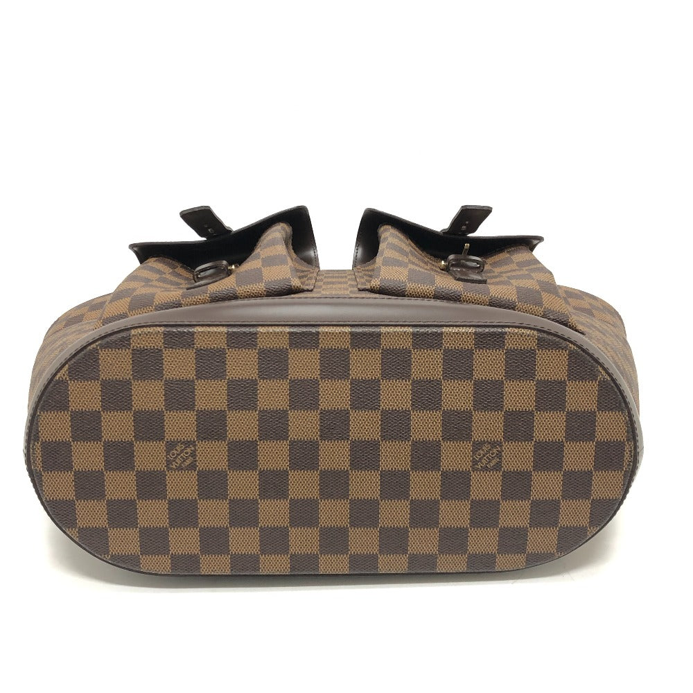 LOUIS VUITTON Tote Bag N51120 Damier canvas Brown Manosque GM Women Used Authentic