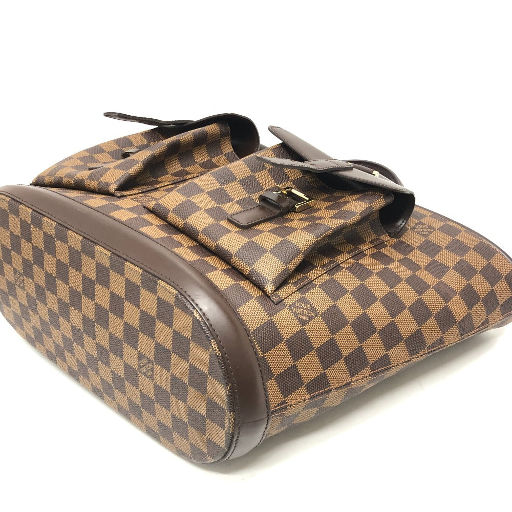LOUIS VUITTON Tote Bag N51120 Damier canvas Brown Manosque GM Women Used Authentic