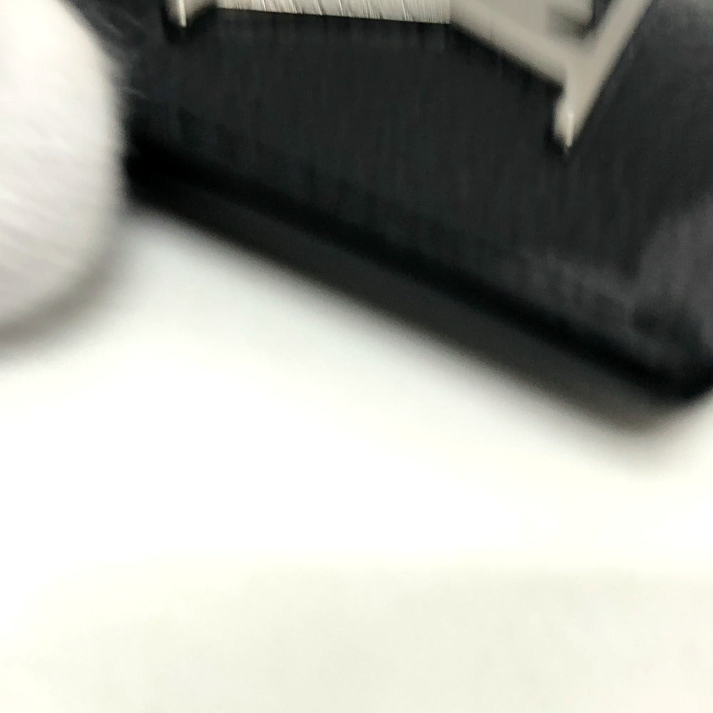 LOUIS VUITTON Bag charm M63620 Monogram Eclipse Canvas black Porto Cle Cloche Cle mens Used Authentic