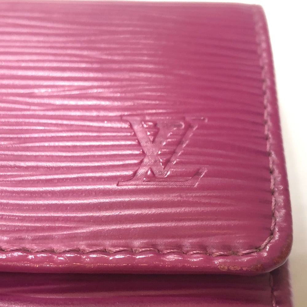 LOUIS VUITTON Long Wallet Purse M60317 Epi Leather purple Portefeuille Sarah Women Used Authentic