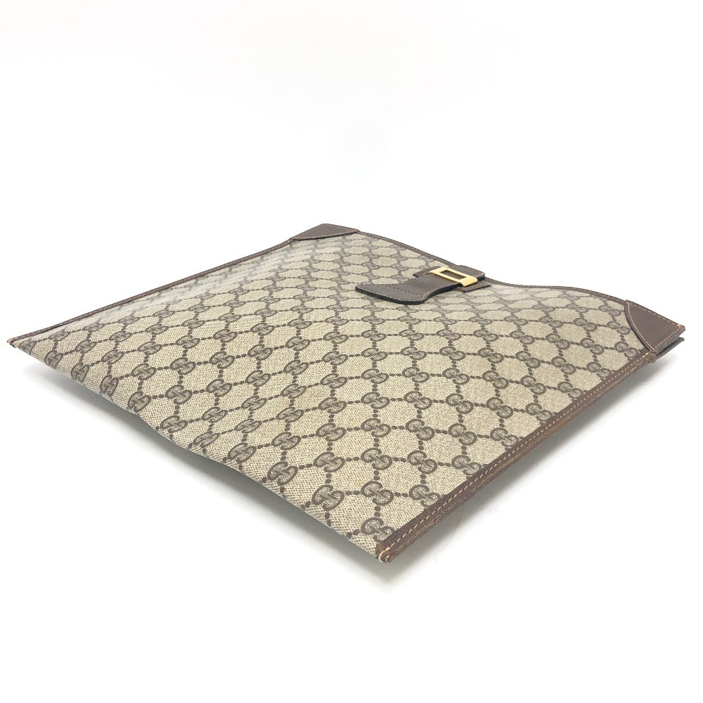 GUCCI business bag GG Supreme Canvas Brown Old Gucci