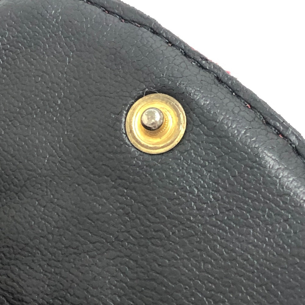 CHANEL Shoulder Bag Jersey Red COCO Mark Matrasse