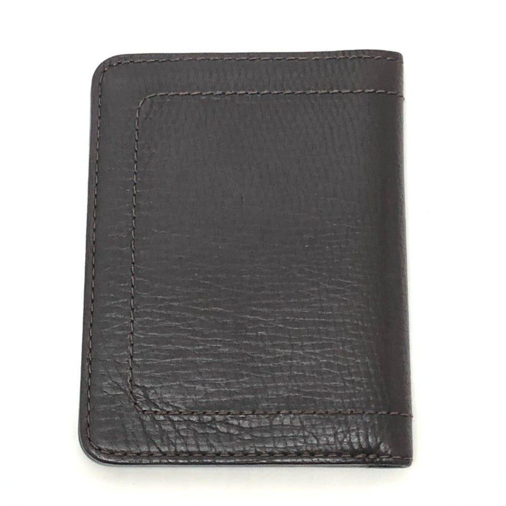 LOUIS VUITTON Folded wallet leather Brown Utah