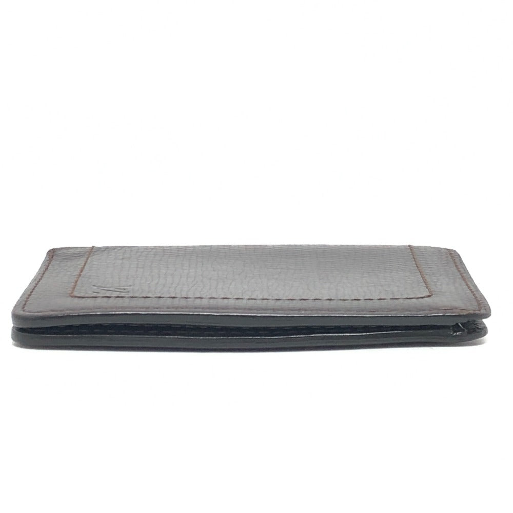 LOUIS VUITTON Folded wallet leather Brown Utah