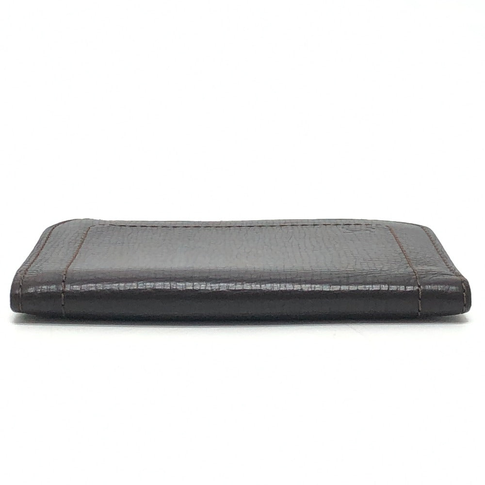 LOUIS VUITTON Folded wallet leather Brown Utah