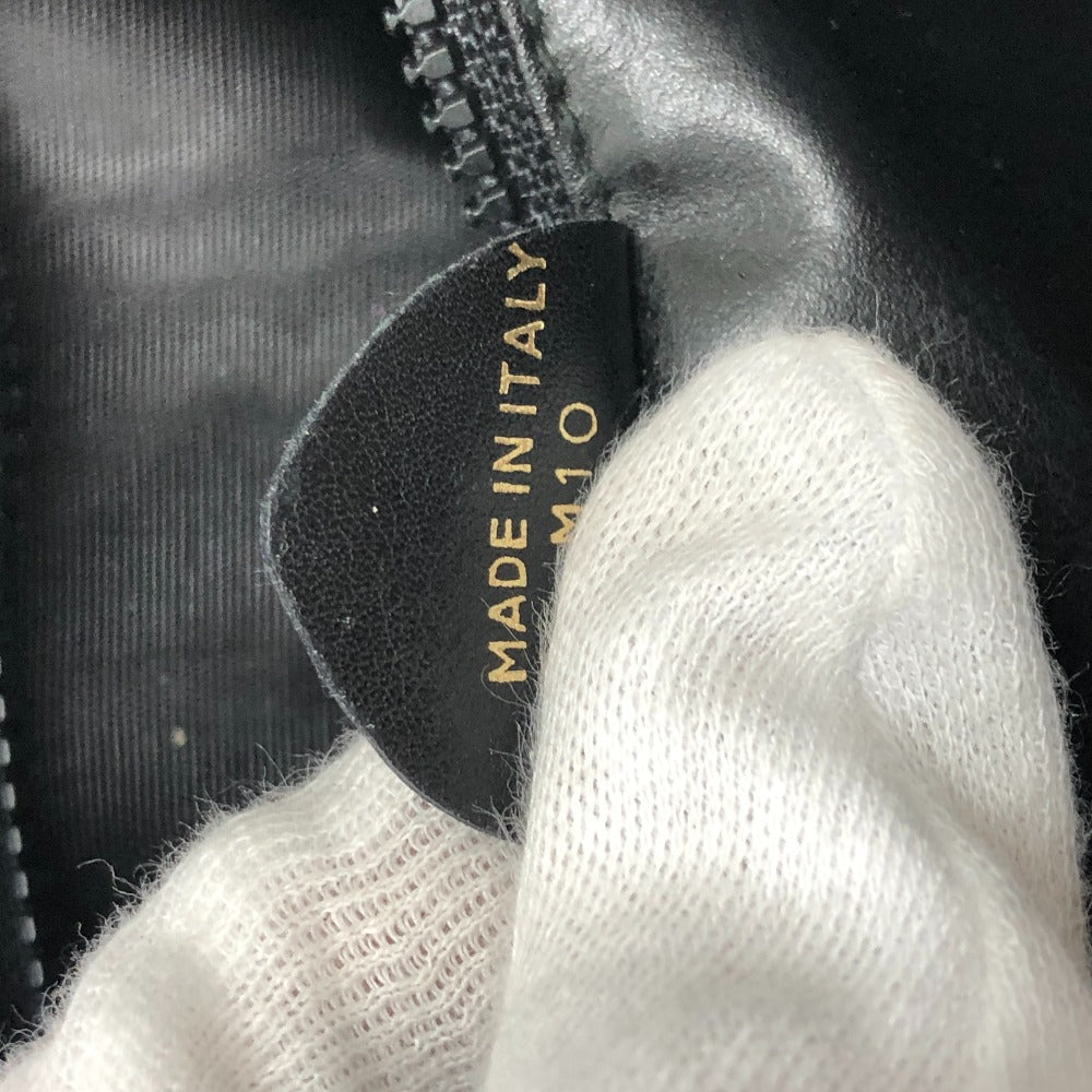 CELINE Shoulder Bag leather black logo