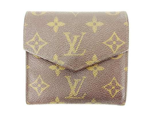 LOUIS VUITTON Bifold Wallet M61660 Brown beige gold Portonebi (old type)