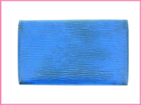 LOUIS VUITTON Long Wallet Purse M61730 blue Portonebi Tresol