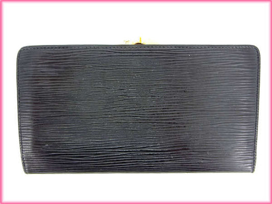 LOUIS VUITTON Bifold Wallet M63252 black Continental clutch