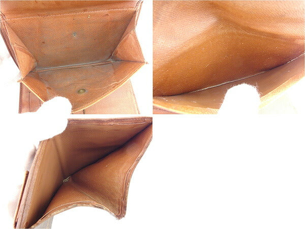 LOUIS VUITTON Tri-fold wallet M61202 Brown Porte TresorEtui Papie