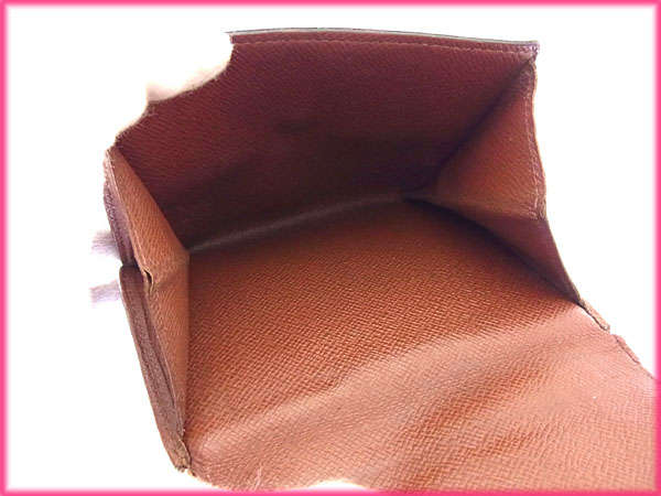 LOUIS VUITTON Bifold Wallet M61652 Brown Porte Monnaie Billets Cartes Credit