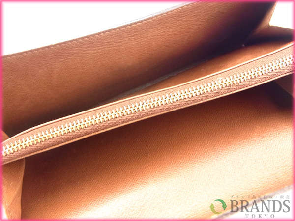 LOUIS VUITTON Long Wallet Purse M61725 Brown /Pochette Porte Monnaie Credit
