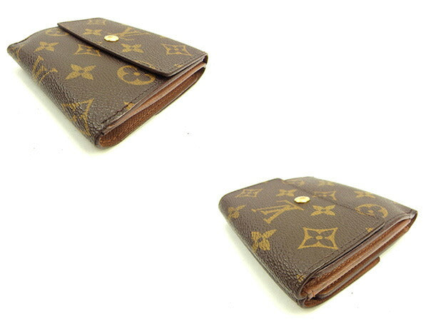 LOUIS VUITTON Bifold Wallet M61652 Brown Porte Monnaie Billets Cartes Credit