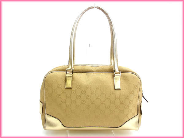 GUCCI Shoulder Bag 002.1115.002058 leather gold