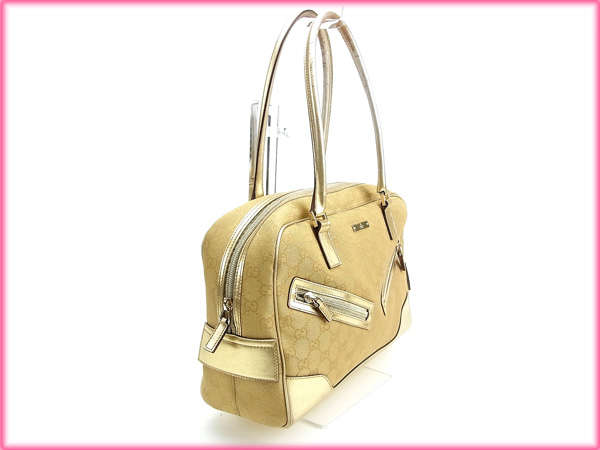 GUCCI Shoulder Bag 002.1115.002058 leather gold