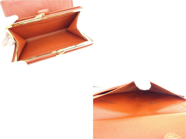 LOUIS VUITTON Long Wallet Purse M63253 Kenya Brown Continental Vienova