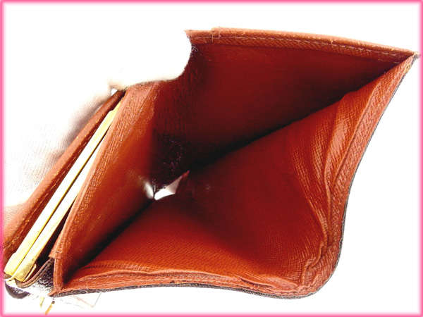 LOUIS VUITTON Bifold Wallet M61663 Brown /Porto Monnaie Bien-Viennois