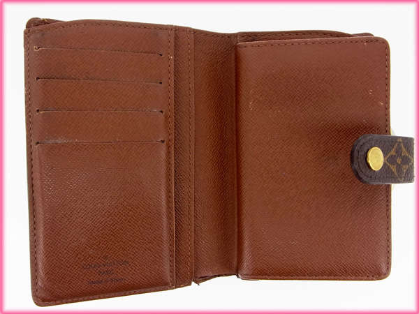 LOUIS VUITTON Bifold Wallet M61663 Brown /Porto Monnaie Bien-Viennois