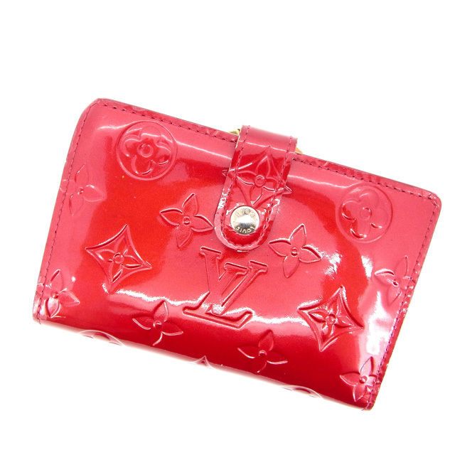 LOUIS VUITTON Bifold Wallet M91980 Red /Porte Monnaie Biennois