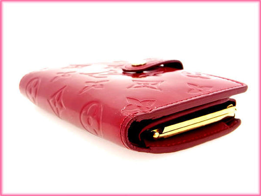 LOUIS VUITTON Bifold Wallet M91980 Red /Porte Monnaie Biennois