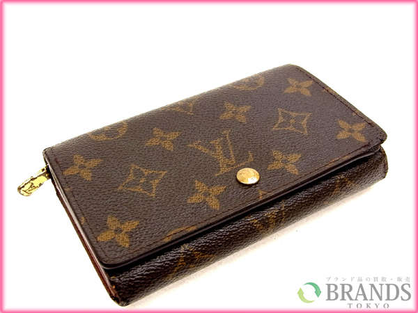 LOUIS VUITTON Long Wallet Purse M61730 Brown /Porte Monnaie-Viet-Trésor