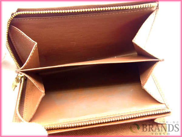 LOUIS VUITTON Long Wallet Purse M61730 Brown /Porte Monnaie-Viet-Trésor