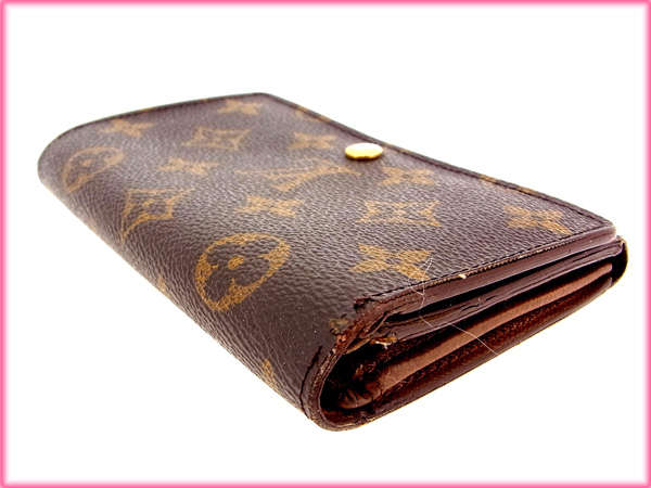 LOUIS VUITTON Long Wallet Purse M61730 Brown /Porte Monnaie-Viet-Trésor