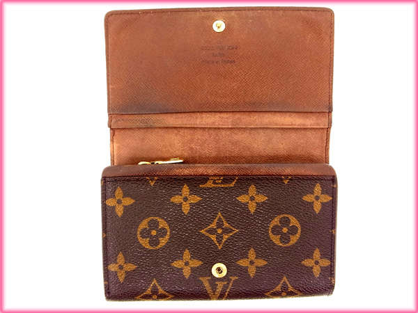 LOUIS VUITTON Long Wallet Purse M61730 Brown /Porte Monnaie-Viet-Trésor