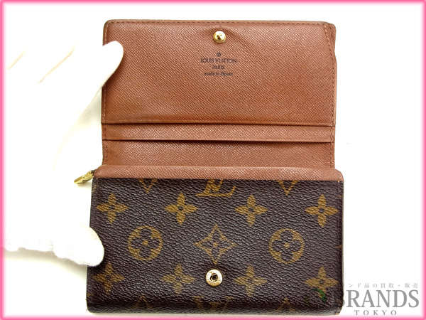 LOUIS VUITTON Long Wallet Purse M61730 Brown /Porte Monnaie-Viet-Trésor
