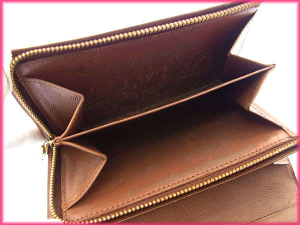 LOUIS VUITTON Long Wallet Purse M61730 Brown /Porte Monnaie-Viet-Trésor