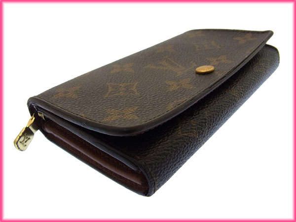 LOUIS VUITTON Long Wallet Purse M61730 Brown /Porte Monnaie-Viet-Trésor