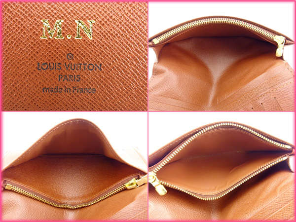 LOUIS VUITTON Long Wallet Purse M66540 Brown Portefeuille Blaza