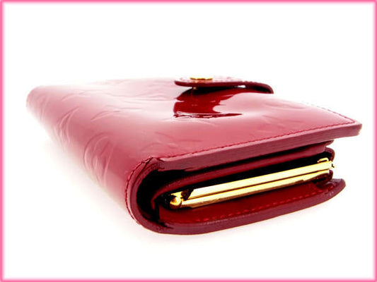 LOUIS VUITTON Bifold Wallet M91980 Red Portonevie Vienova