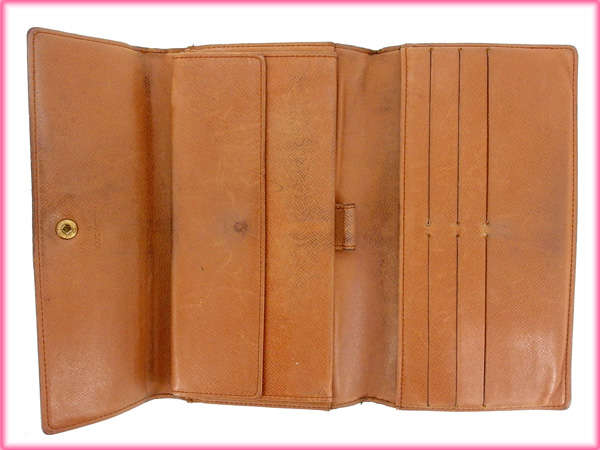 LOUIS VUITTON Tri-fold wallet M61217 Brown /Porte Tresor International