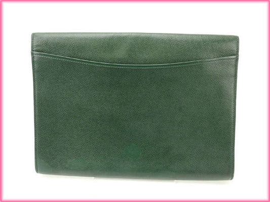 LOUIS VUITTON Clutch bag M51801 green Document case/paper case Pochette Envelope