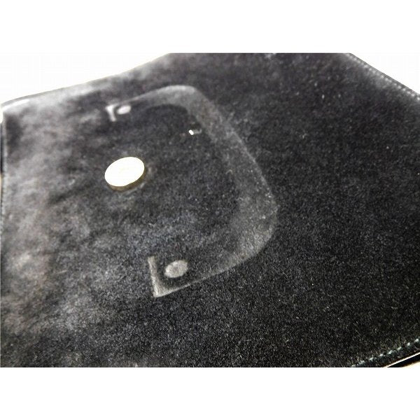 GUCCI Shoulder Bag black Suede