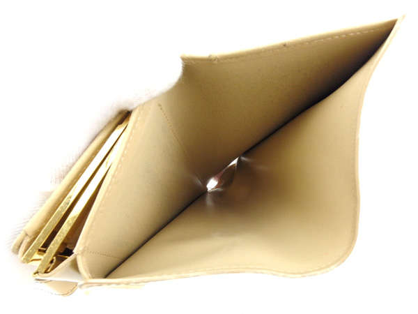 LOUIS VUITTON Bifold Wallet M91210 beige Portonevie Vienova