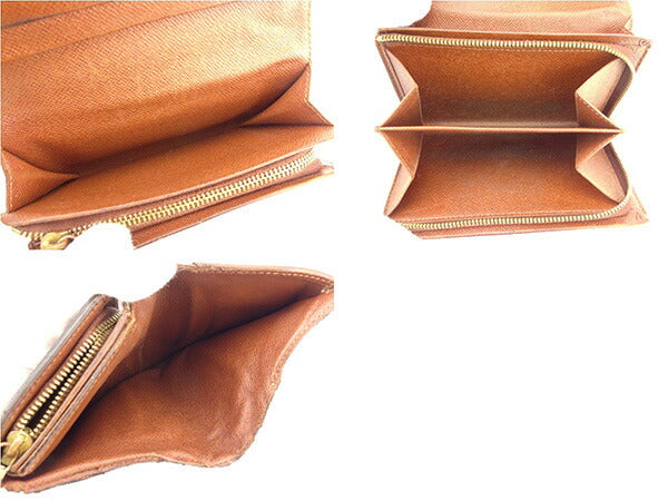LOUIS VUITTON Long Wallet Purse M61730 Brown Portonebi Tresol