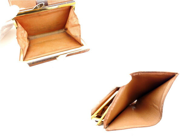 LOUIS VUITTON Bifold Wallet M61663 Brown Portonevie Vienova