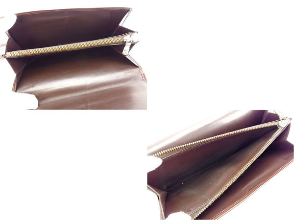 LOUIS VUITTON Long Wallet Purse M6359D Brown Pochette Porte Monnaie Carte Credit