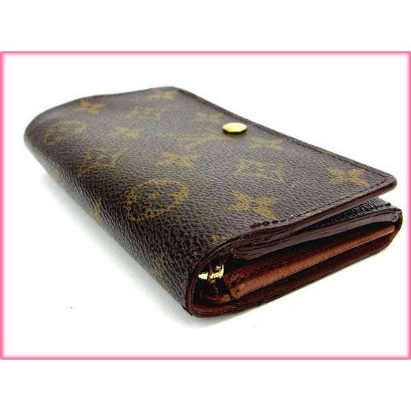 LOUIS VUITTON Bifold Wallet M61730 Brown Portonebi Tresol