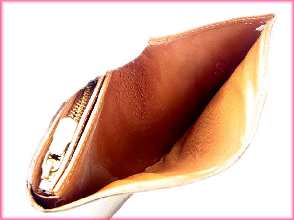 LOUIS VUITTON Bifold Wallet M61730 Brown Portonebi Tresol