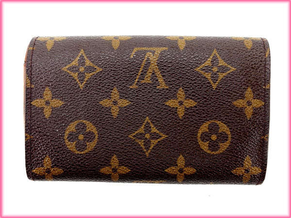 LOUIS VUITTON Bifold Wallet M61730 Brown Portonebi Tresol
